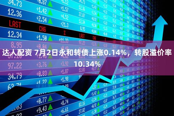 达人配资 7月2日永和转债上涨0.14%，转股溢价率10.34%