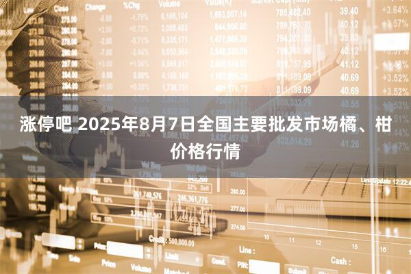 涨停吧 2025年8月7日全国主要批发市场橘、柑价格行情