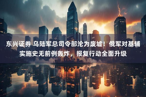 东兴证券 乌陆军总司令部沦为废墟！俄军对基辅实施史无前例轰炸，报复行动全面升级